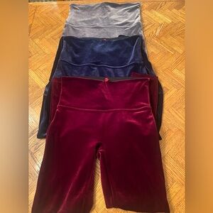 Bundle 3 velvet Spanx leggings
